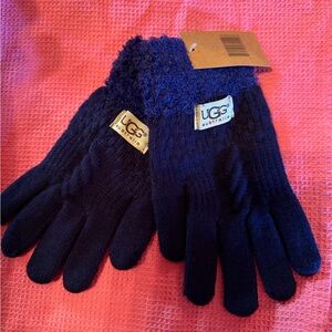 UGG Australia Navy Blue Gloves